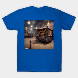 Steampunk Tokyo Ramen Cart T-Shirt